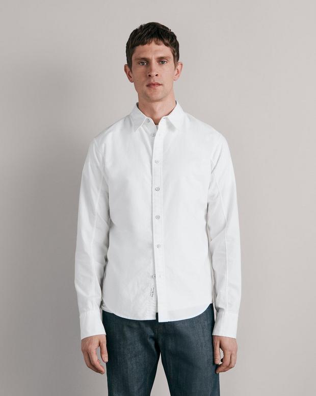 FIT2 エンジニアド オックスフォード シャツ – WHITE | rag & bone