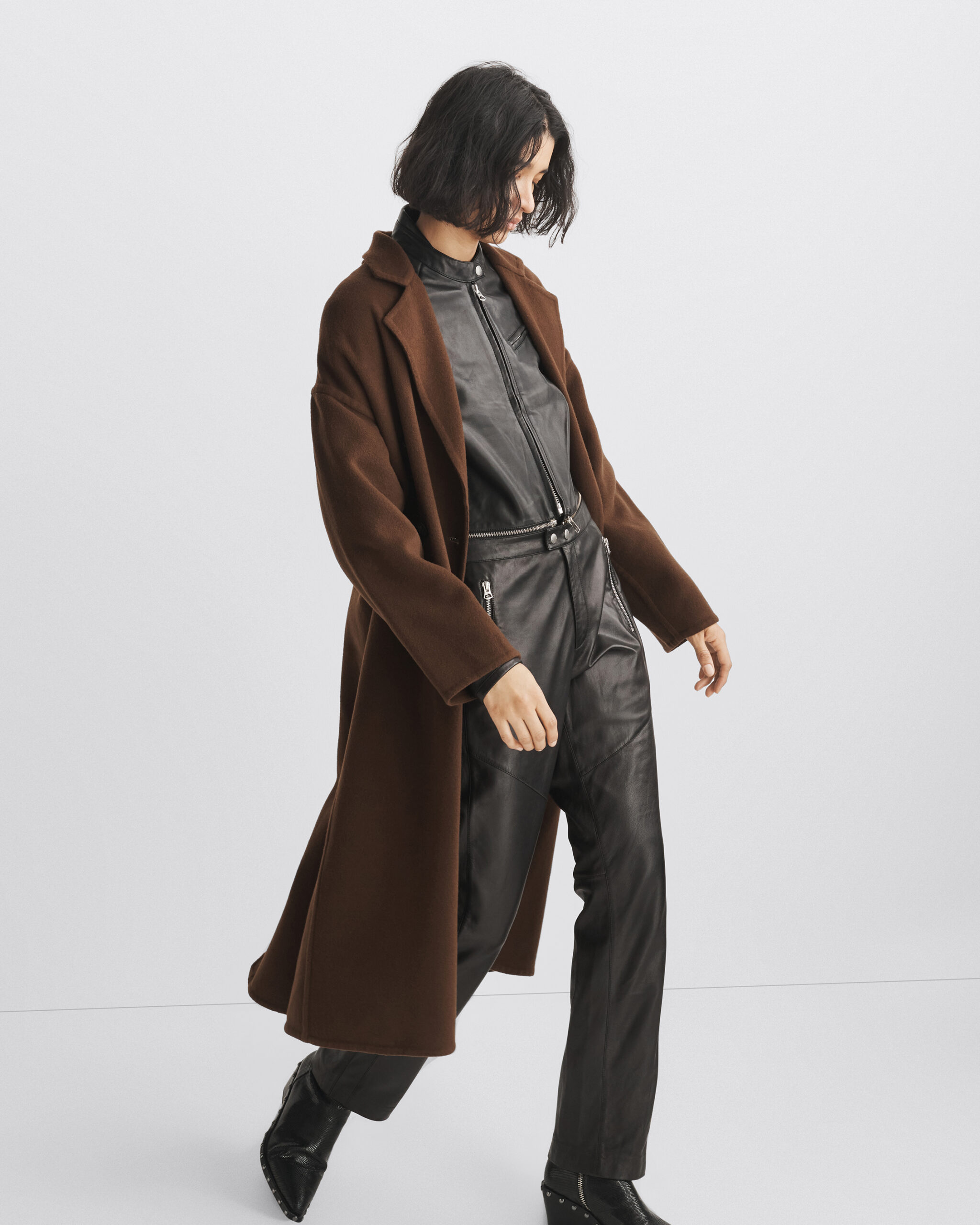 2021 AW rag&bone ラグ&ボーン ウール ケープ ポンチョ コート