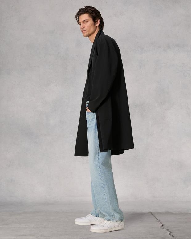 エヴァン ショップ コート – BLACK | rag & bone